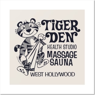 Tiger Den Massage Parlor Vintage Los Angeles Posters and Art